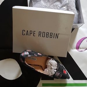 Cape Robbin black denim sexy chic heels new